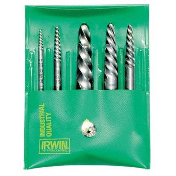 Irwin Irwin Industrial Tool Co. Spiral Screw Extractor Set Sizes SP 1-5 IR99412 - main
